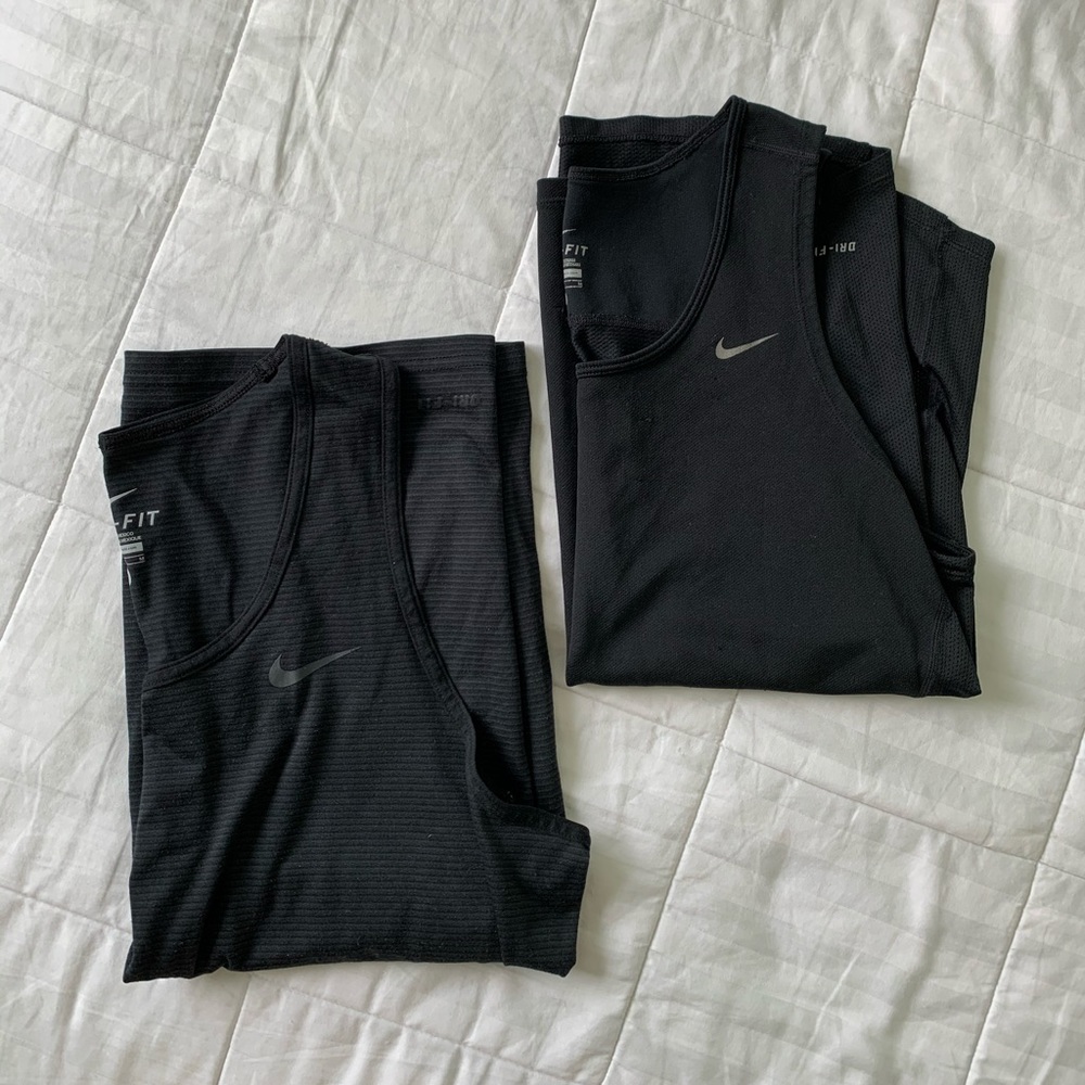 2 Nike dri-fit tank tops